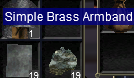 Simple Brass Armband